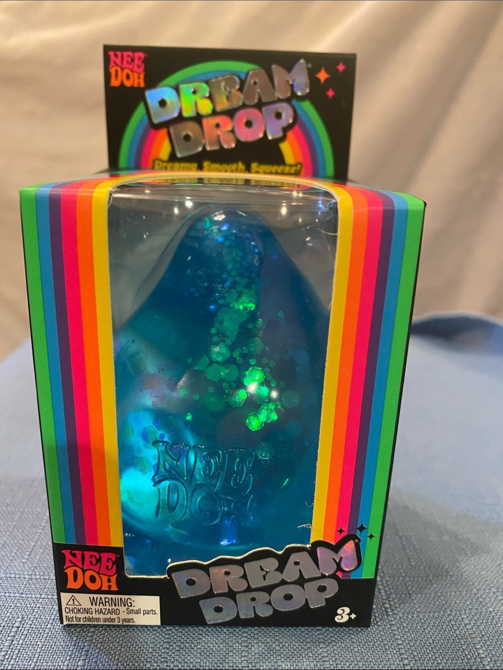 Nee Doh Dream Drop – Blue Viral Senosory squish toy NeeDoh NEW Sealed Authentic